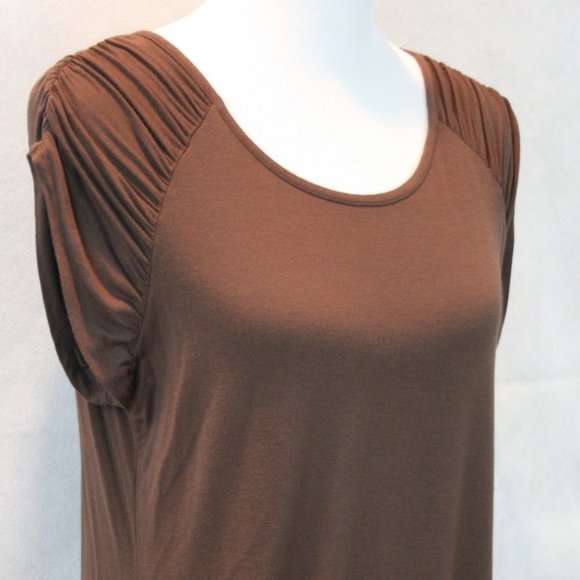 Alfani Tops - Alfani Intimates Brown Modal Stretch Blouse SZ L